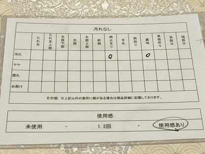 平和屋着物◎六通柄袋帯 色紙花青海波 銀糸 正絹 逸品 AABB4581wj