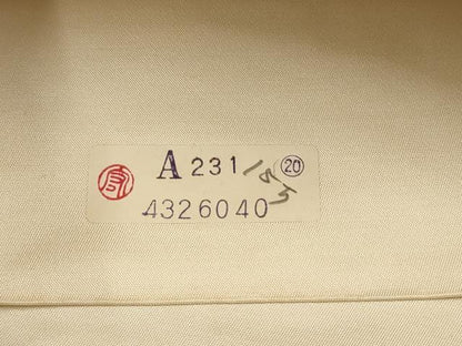 平和屋着物◎六通柄袋帯 能衣熨斗文 金銀糸 正絹 逸品 AABB4587wj