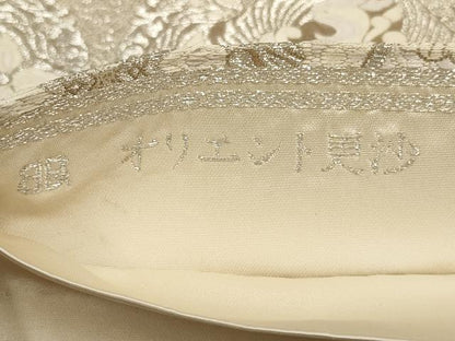 平和屋着物◎西陣 服部織物謹製 六通柄袋帯 唐織 オリエント更紗 銀糸 正絹 逸品 AABB4888wj
