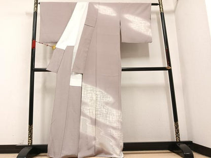 平和屋着物●訪問着 中国三大刺繍 汕頭刺繍 スワトウ刺繍 舞花文 暈し染め 正絹 逸品 AABB5101ph