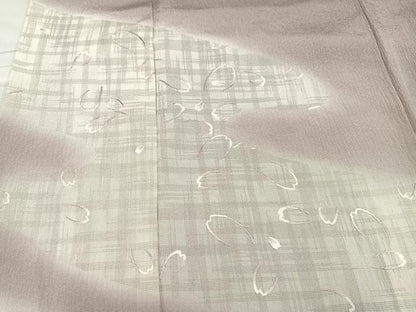 平和屋着物●訪問着 中国三大刺繍 汕頭刺繍 スワトウ刺繍 舞花文 暈し染め 正絹 逸品 AABB5101ph
