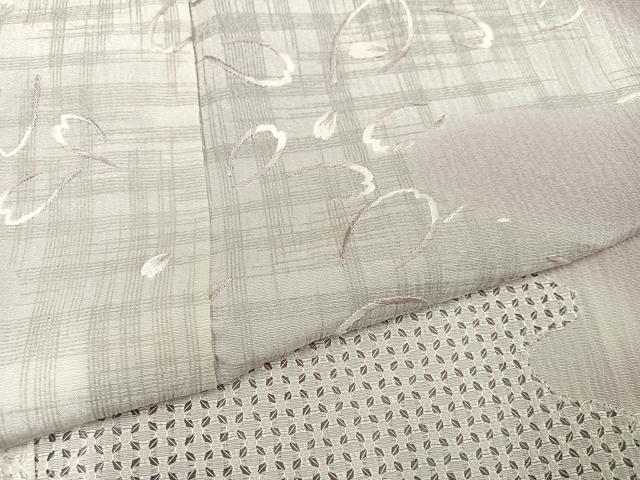 平和屋着物●訪問着 中国三大刺繍 汕頭刺繍 スワトウ刺繍 舞花文 暈し染め 正絹 逸品 AABB5101ph