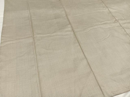 平和屋着物●お召　十字絣　正絹　逸品　AABB5136ph