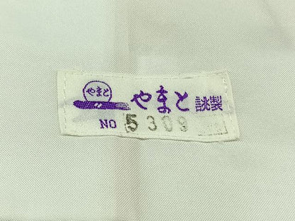 平和屋着物▽小紋 単衣 舞桜文 やまと誂製 洗える着物 AABB5203jh