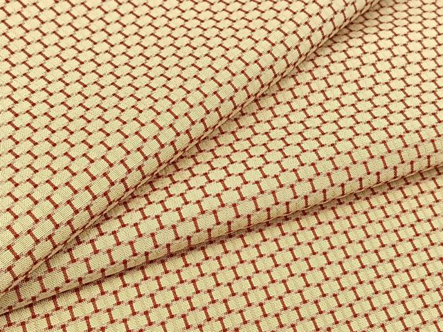 平和屋着物▽お召 単衣 亀甲文 正絹 逸品 AABB5211jh