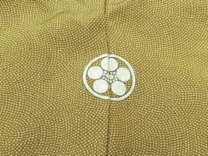 平和屋着物▽江戸小紋　単衣　鮫小紋柄　正絹　逸品　AABB5212jh