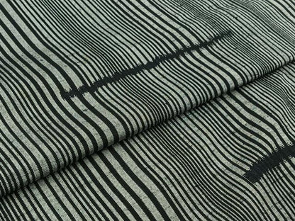 平和屋着物▽上質な紬 単衣 縞 正絹 逸品 AABB5217jh