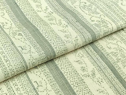 平和屋着物▽結城紬 単衣 100亀甲 花間道 正絹 逸品 AABB5220jh