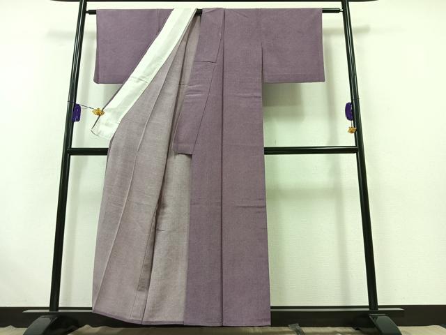 平和屋着物▽江戸小紋　単衣　鮫小紋柄　正絹　逸品　AABB5222jh