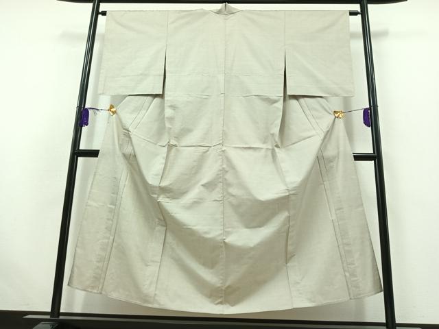 平和屋着物▽本場大島紬　白大島　単衣　9マルキ　正絹　逸品　AABB5223jh