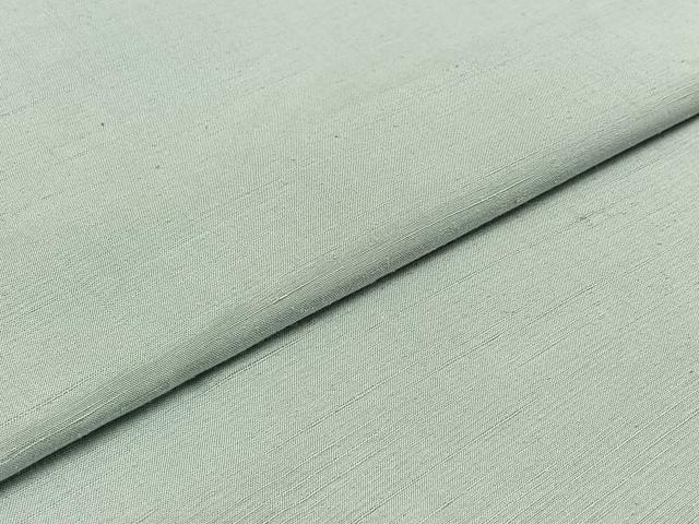 平和屋着物▽本場結城紬 重要無形文化財 単衣 秘色色 正絹 逸品 AABB5225jh