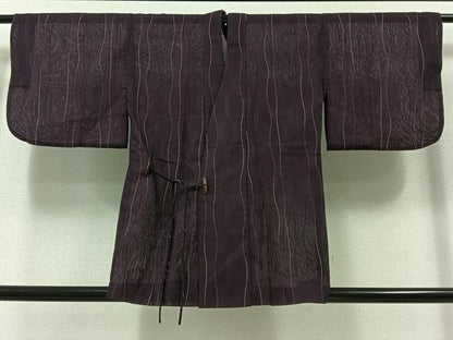 平和屋着物▽道中着　スリーシーズン　春夏秋　塵除け　立涌文　洗える着物　AABB5226jh