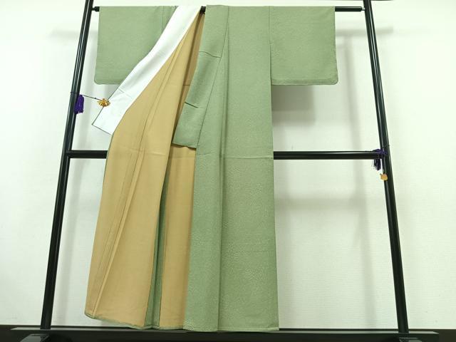平和屋着物▽江戸小紋 単衣 寄せ小紋柄 正絹 逸品 未使用 AABB5231jh