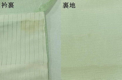 平和屋着物▽訪問着 無双 紗袷 紗×絽 立波文 正絹 逸品 AABB5238jh