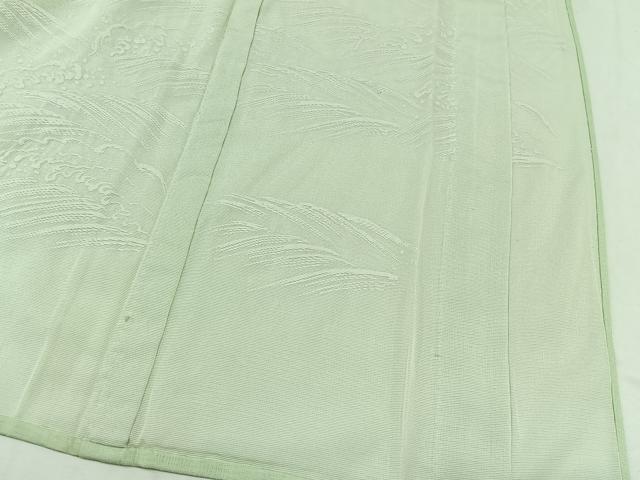 平和屋着物▽訪問着 無双 紗袷 紗×絽 立波文 正絹 逸品 AABB5238jh