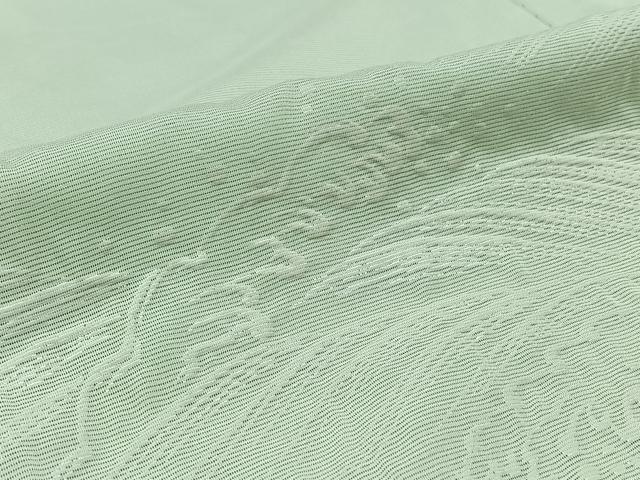 平和屋着物▽訪問着 無双 紗袷 紗×絽 立波文 正絹 逸品 AABB5238jh