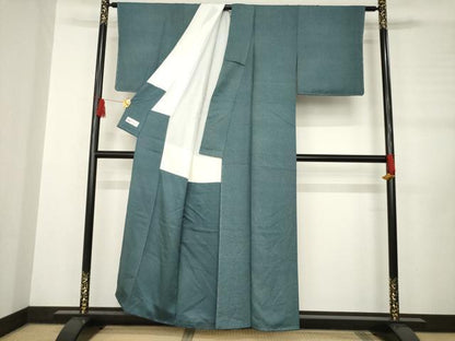 平和屋着物●江戸小紋 作家物 鮫小紋柄 やまと誂製 正絹 逸品 未使用 AABB5404ck