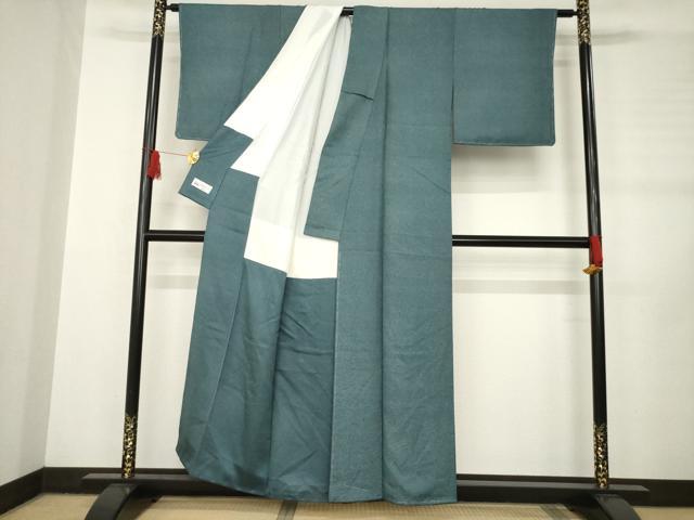 平和屋着物●江戸小紋 作家物 鮫小紋柄 やまと誂製 正絹 逸品 未使用 AABB5404ck