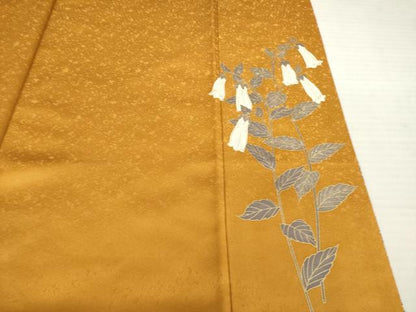 平和屋着物●豪華振袖 駒刺繍 草花文 金彩 三越扱い 正絹 逸品 AABB5406ck