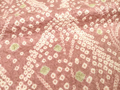 平和屋着物●訪問着　総絞り　樹林文　正絹　逸品　AABB5430ck