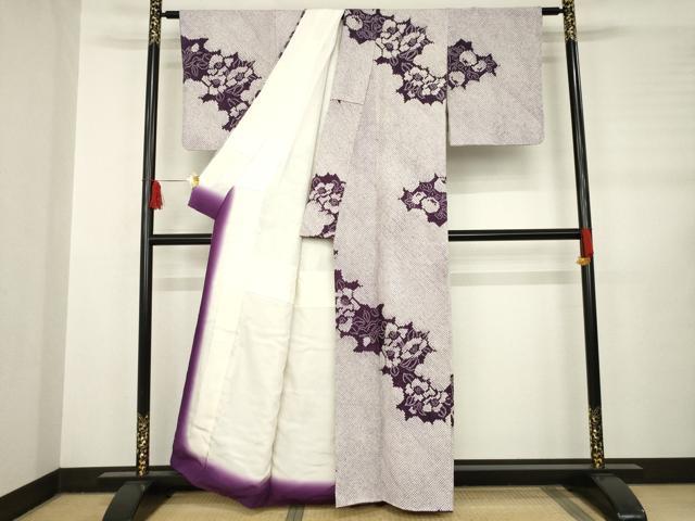 平和屋着物●訪問着 総絞り 本疋田絞り 椿 正絹 逸品 AABB5437ck