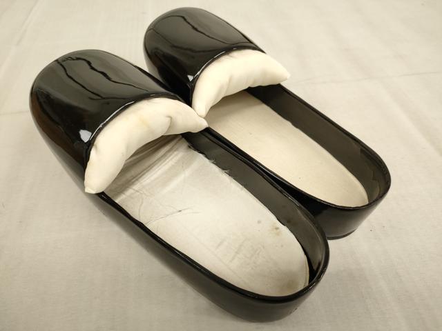 平和屋本店▼希少　浅沓　堅牢沓　衣冠束帯靴　箱付き　法衣　寺院　仏具　仏教　僧侶　神職　装束　AABB5591ja