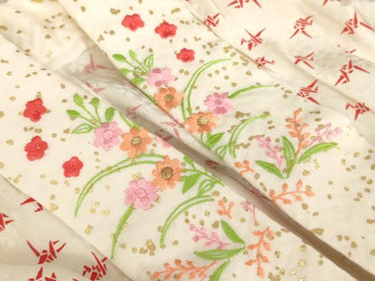平和屋着物∵女の子 十三参り 子供 祝着・長襦袢(無双仕立て・半衿刺繍)セット 手毬花文 暈し染め 金銀彩 正絹 逸品 AABB5632ja