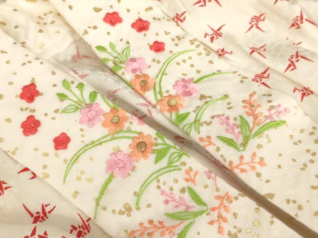 平和屋着物∵女の子 十三参り 子供 祝着・長襦袢(無双仕立て・半衿刺繍)セット 手毬花文 暈し染め 金銀彩 正絹 逸品 AABB5632ja