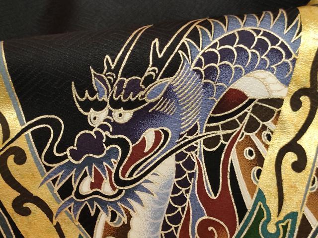 平和屋着物[]お宮参り　男の子　祝着　産着　初着　のしめ　兜　吉祥草花文　暈し染め　金彩　逸品　AABB5778ja