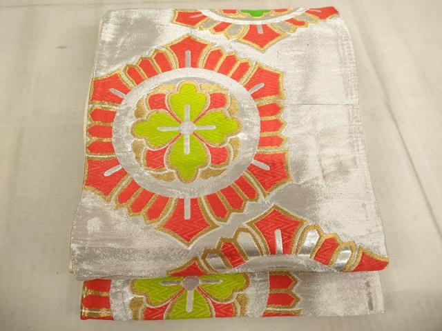 平和屋着物∵女の子 十三参り 子供 祝着・袋帯セット 駒刺繍 絞り 源氏車文 金彩 逸品 AABB5779ja
