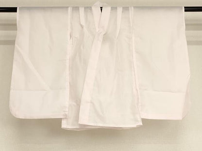 平和屋着物[]七五三　女の子　３歳　祝着　三つ身　長襦袢(単衣)・被布・小物セット　花尽くし文　黒地　金彩　未使用　AABB5784ja