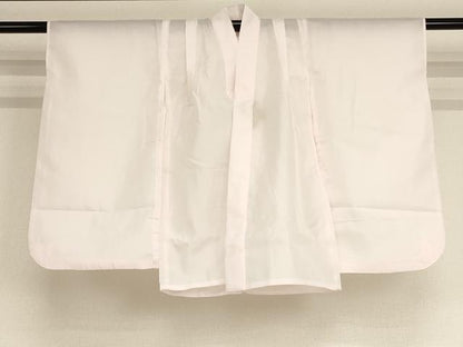 平和屋着物[]七五三　女の子　３歳　祝着　三つ身　長襦袢(単衣)・被布・小物セット　花手毬文　暈し染め　金彩　未使用　AABB5790ja