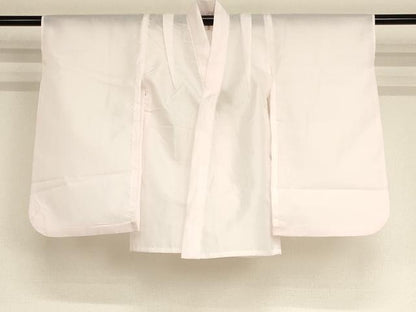 平和屋着物[]七五三　女の子　３歳　祝着　三つ身　長襦袢(単衣)・被布・小物セット　花手毬文　暈し染め　金彩　未使用　AABB5792ja