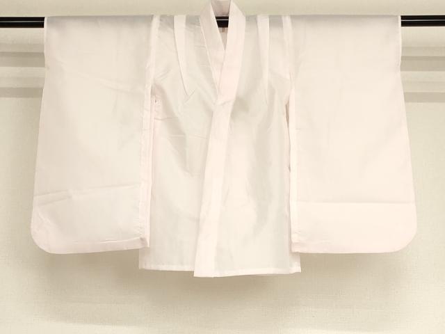 平和屋着物[]七五三　女の子　３歳　祝着　三つ身　長襦袢(単衣)・被布・小物セット　花手毬文　暈し染め　金彩　未使用　AABB5792ja