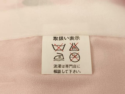 平和屋着物[]七五三　女の子　３歳　祝着　一つ身　長襦袢(袷)セット　鴛鴦花蝶文　金銀彩　逸品　AABB5816ja