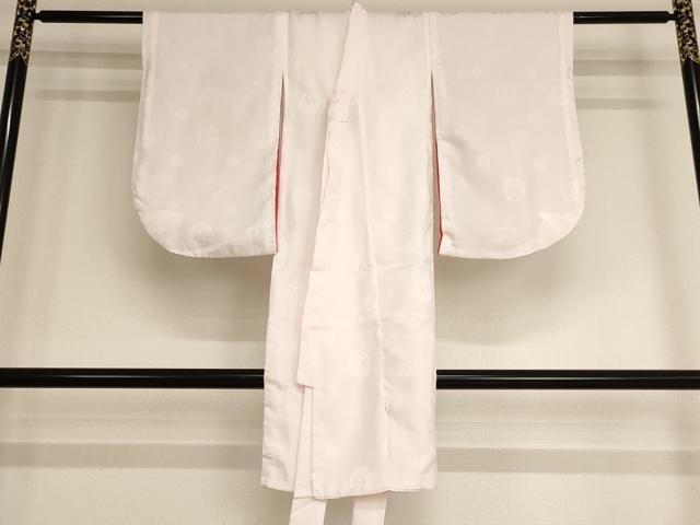 平和屋着物[]七五三　女の子　３歳　祝着　一つ身　長襦袢(袷)セット　鴛鴦花蝶文　金銀彩　逸品　AABB5816ja