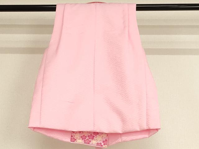 平和屋着物[]七五三　女の子　３歳　被布　式部浪漫　刺繍　花丸文　洗える着物　未使用　AABB5819ja