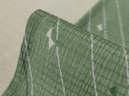 平和屋着物＊夏物 小紋 絽 幾何学文様 洗える着物 AABB5845st