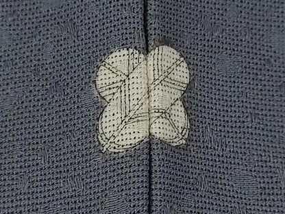 平和屋着物＊夏物 色無地 紗 鉛色 正絹 逸品 AABB5861st