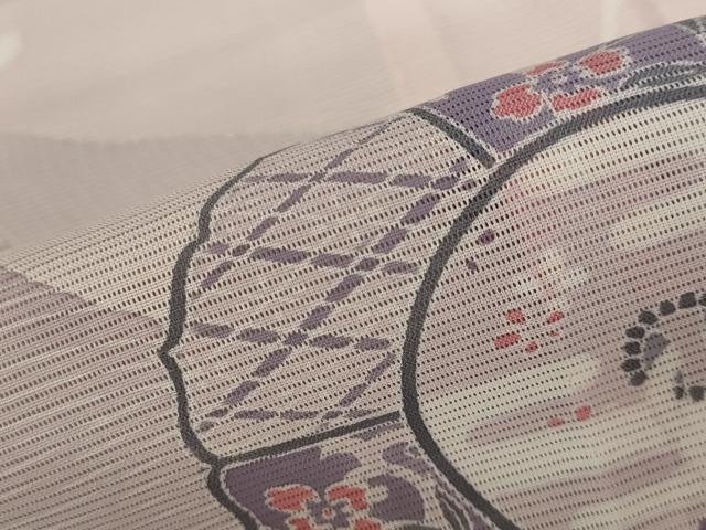平和屋着物＊夏物 訪問着 絽 鏡裏花文 正絹 逸品 未使用 AABB5866st