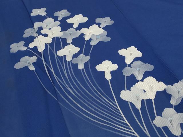 平和屋着物＊夏物 訪問着 絽 草花文 洗える着物 AABB5873st