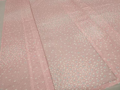 平和屋着物＊夏物 小紋 絽 丸文 洗える着物 AABB5874st