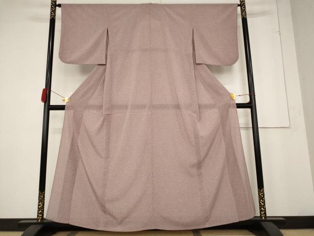 平和屋着物＊夏物 小紋 絽 霞文 洗える着物 AABB5876st