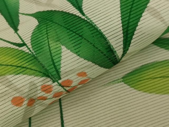 平和屋着物＊夏物 訪問着 絽 草花文 洗える着物 未使用 AABB5892st