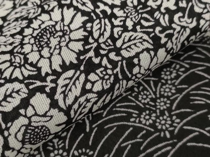 平和屋着物＊夏物　訪問着　紗　作家物　型染め　草花文　正絹　逸品　未使用　AABB5896st