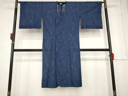 平和屋着物▽道行コート スリーシーズン 春夏秋 塵除け 霞文 正絹 逸品 未使用 AABB5900st