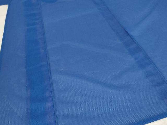 平和屋着物＊夏物 色無地 絽 紺瑠璃色 洗える着物 AABB5905st