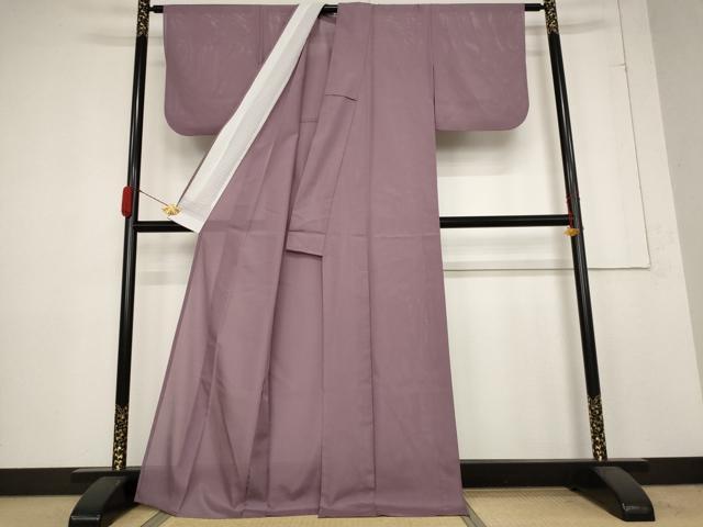 平和屋着物＊夏物 色無地 絽 浅蘇芳色 洗える着物 AABB5915st