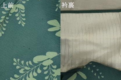 平和屋着物＊夏物 訪問着 絽 草花文 銀糸 正絹 逸品 AABB5918st
