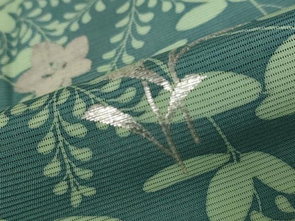 平和屋着物＊夏物 訪問着 絽 草花文 銀糸 正絹 逸品 AABB5918st